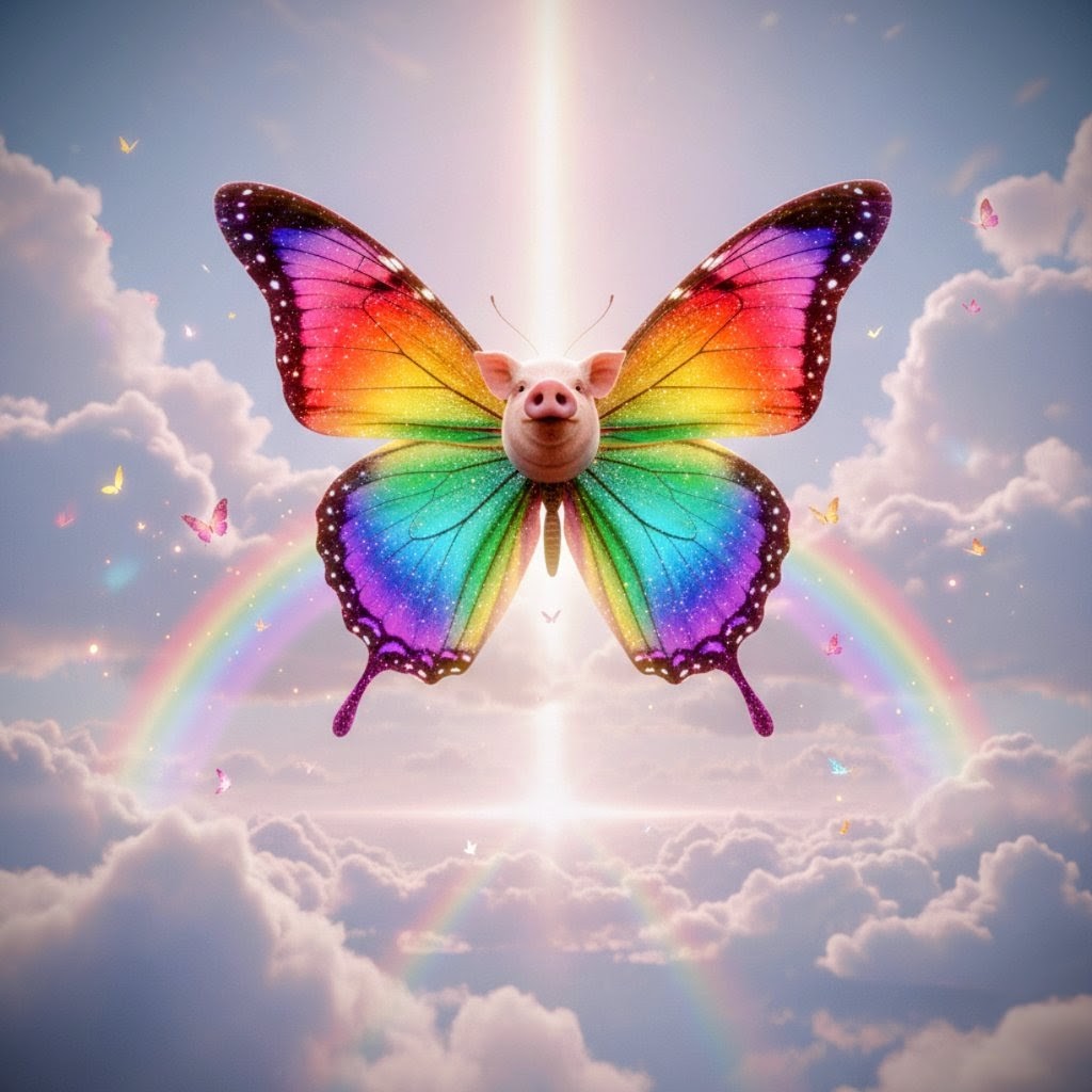 ぶたフライ｜重力をまとった都会のぶた